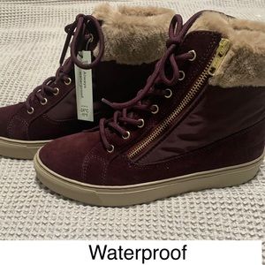Cougar Women's Waterproof Dublin Suede Boot Wine